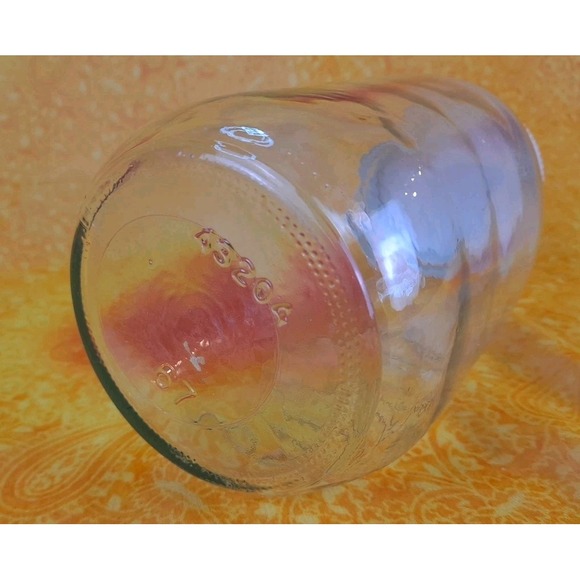 GOLDEN HARVEST MASON JAR 7" With Screw On White Lid Bottom# 43204 67 - Picture 7 of 8